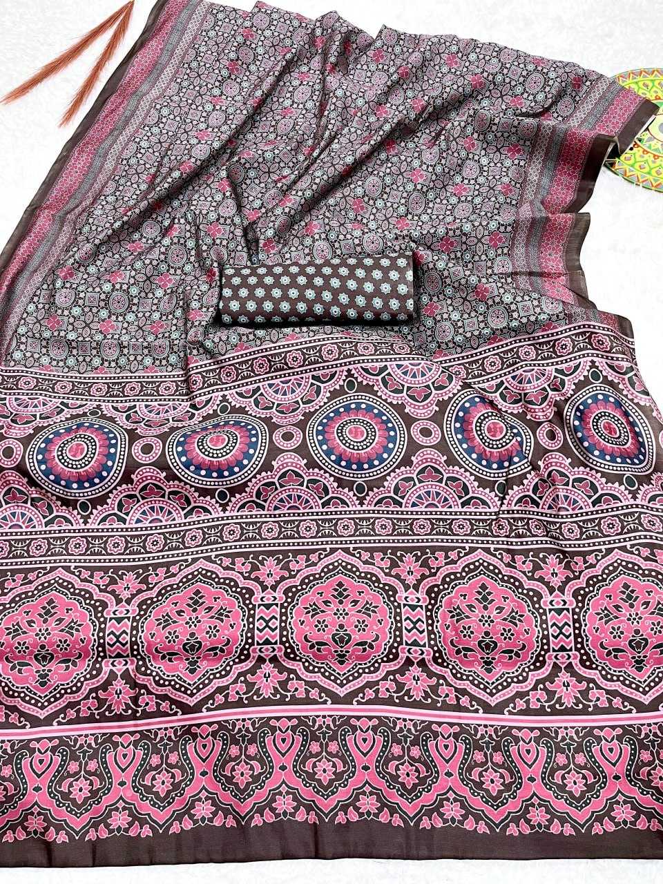 YNF SOFT SILK RWS PRINTED WHOLESALE SAREES MANUFACTURER